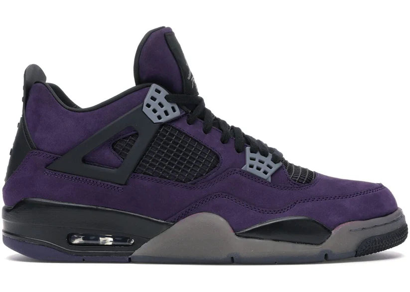 Travis Scott x Air Jordan 4 Retro 'Purple Suede - Black Midsole'