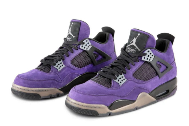 Travis Scott x Air Jordan 4 Retro 'Purple Suede - Black Midsole'